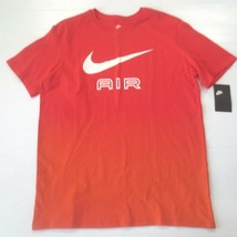 Nike Men Air Tn Faded Shirt - BV3065 - Red Orange 610 - Size L - Nwt - £19.57 GBP
