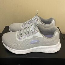Skechers Women's Skech-Lite Pro Grey Purple Shoes - $35.43