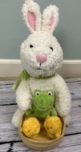 Hallmark Spring Quartet Plush Rabbit Frog Chicks Sound Motion At The Hop Easter - £18.19 GBP