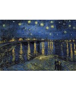 Stellato Notte Sopra Il Rhone Poster Furgone Gogh - €2,30 EUR