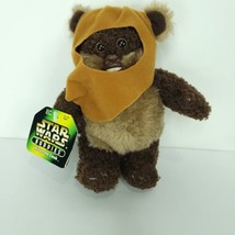 1997 Star Wars Buddies Wicket The Ewok Plush 6”Beanie Stuffed Toy NEW Ke... - £17.92 GBP