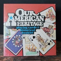 Our American Heritage - Playing Cards &amp; Historical Booklet VINTAGE 1975 - SEALED - £19.55 GBP
