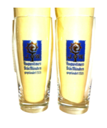 2 Augustiner Brau Munich Helles 0.5L German Beer Glasses - £20.00 GBP
