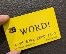 Aromabug Funny Fake Bankcards: 4 PACK. OFFICIAL WORD! Cards (Free Shipping) - $19.75