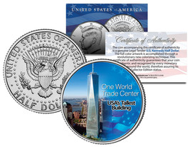 One World Trade Center Wtc *America&#39;s Tallest Building* Jfk Half Dollar Us Coin - £6.83 GBP