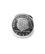 Color: SILVER - Keep America Great President Trump Coins In Gold And Silver - $40.31