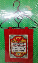 Design Works C8718 We Welcome You Hang Up Kit Heart Counted Cross Stitch Kit  - $23.02