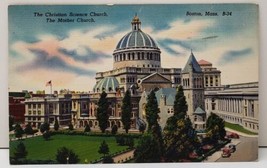 Boston Massachusetts The Christian Science Church The Mother Church Postcard C15 - $3.95