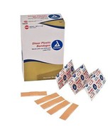 Dynarex Adhesive Sheer Jr. Bandage 3/8&quot; x 1.5&quot; 100/Box Sterile Non-stick... - £4.79 GBP