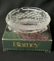1987 Blarney Genuine 24% Lead Crystal Ashtray #5067 - Made in Yugoslavia - NIB - £7.85 GBP