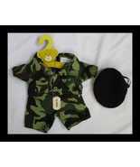Build A Bear Workshop Camo Outfit on Hanger Dog Tag &amp; Felt Cap included - €13,14 EUR