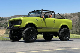 1964 International Harvester Scout lime | 24x36 inch POSTER - £17.32 GBP