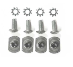 1956-1962 Corvette Screw Kit Rear Bow Lock Latch 12 Pieces - £12.34 GBP