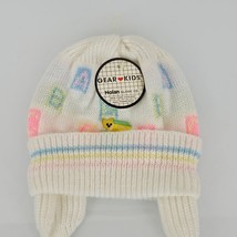 Vintage 80s Gear Kids Nolan Glove Co Baby Acrylic Hat Winter Pastel Tedd... - £15.47 GBP