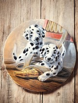 Knowles Collectors Dalmation Plate &quot;We&#39;ve Been Spotted&quot; Lynn Kaatz Plate... - $14.82