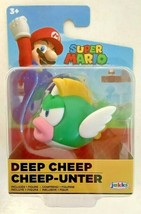 NEW Jakks Pacific 40998 World of Nintendo 2.5&quot; Mario DEEP CHEEP Mini-Figure - £13.29 GBP