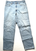 VTG Levis 550 Men’s 36x32 Denim Blue Jeans Relaxed Light Wash 2000 Distr... - $28.05