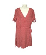 Loft Womens Size 16 Romper Flowy Wrap Tie Polka Dot Shorts Beach Vacation  - $19.17