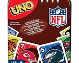 Mattel Games UNO NFL Card Game for Kids &amp; Adults, Travel Game with NFL T... - £7.10 GBP