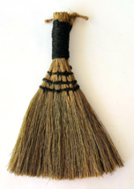 Natural Grass Whisk Broom with Handle for Craft Projects or Decor or to ... - $14.50