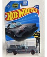 Hot Wheels Classic Tv Series ‘66 Batman &amp; Robin Batmobile Color Bluish Grey - $14.84