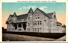 Canada Ontario Queen&#39;s University Physics Building College School VTG Postcard - £7.51 GBP
