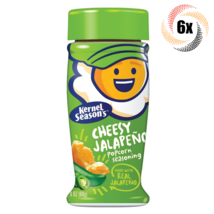 6x Shakers Kernel Season&#39;s Cheesy Jalapeno Flavor Popcorn Seasoning | 2.4oz - $37.73