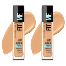 Pack of 2 Maybelline Fit Me Liquid Foundation Matte + Poreless # 310 Sun... - €11,75 EUR