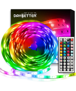 DAYBETTER Led Strip Lights 32.8Ft Kit with Remote and Power Supply Color... - £10.52 GBP