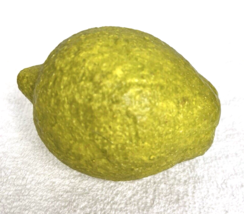Vintage Stone Fruit Lemon C Italian Alabaster Marble Country Home Primitive - $645.87 MXN