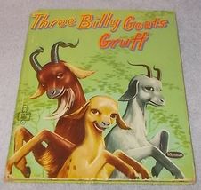 Tell A Tale Children&#39;s Book Three Billy Goat Gruff 1954 Leej Ames Illust... - $6.00