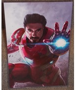 Iron Man Tony Stark Glossy Art Print 11 x 17 In Hard Plastic Sleeve - £19.51 GBP