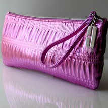Clinique Pink Makeup Clutch Bag with Clinique C Zipper Pull - $12.50