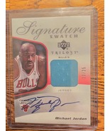 Sports 2005 Michael Jordan Upper Deck Swatch Signed #SSA-MJ Gem Mint 23/25 - £11,325.38 GBP