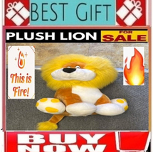 ✅?Sale⚠️??Wonder Toys Plush Lion Lifelike Stuffed Animal???Buy Now??️ - £39.16 GBP