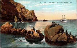 Seal Rocks Catalina Island CA Postcard PC76 - £3.98 GBP