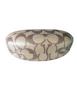 GENUINE COACH BROWN/TAN SUNGLASS - EYEGLASS CASE Designer FREE SHIPPING! - $29.65 CAD