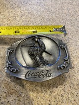 Collectible COCA COLA Aqua blue boy fishing Coke SISKIYOU  Buckles USA - £11.93 GBP