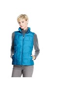 Lands End Women&#39;s Down Vest Intense Blue New - $476.67 MXN