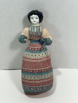 Vintage Avon American Heirloom Doll Cloth Body Porcelain Head Pin Cushio... - $14.69