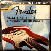 Fender Nickelplated Steel Super Bullets Electric Guitar Strings 3250L - $12.75