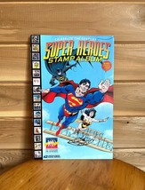 Super Heroes Stamp Album Vintage Comic 1998 No Stamps - $9.99