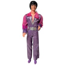 Vintage 1970s Donny Osmond Ken Doll Donny &amp; Marie Series With Purple Outfit &amp; Gl - £9.26 GBP