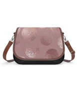Mondxflaur Gold Style Polka Dot Messenger Bag for Women PU Leather Cross... - $37.03 CAD