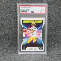 2020 Panini Rookie &amp; Stars Rush Jordan Love Packers RC PSA 9 MINT #RR4 - £27.93 GBP