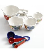 Pioneer Woman ~ DAZZLING DAHLIAS ~ 9 Piece ~ Melamine ~ Measuring Set - €25,68 EUR
