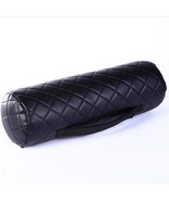 Bolster Cover Leather Cushion Pillow Soft Case Yoga Neck Roll Genuine La... - $54.70 CAD+