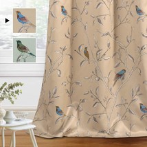 H.Versailtex Blackout Curtains For Bedroom 96 Inches Length Thermal, Taupe - £38.60 GBP