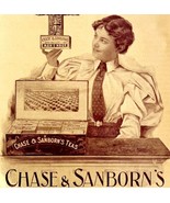 Chase And Sandborn Teas 1897 Advertisement Victorian Hot Beverage DWKK9 - £15.95 GBP