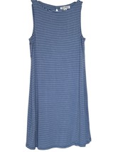 Tommy Bahama Cassia Dress Womens S Blue Striped Sheath Open Back Jersey ... - $24.47